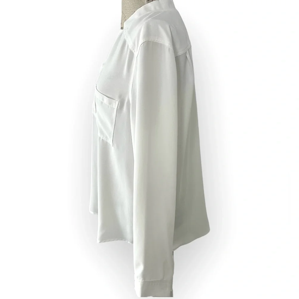 NWT Nine West off white luxurious blouse - Picture 4 of 5